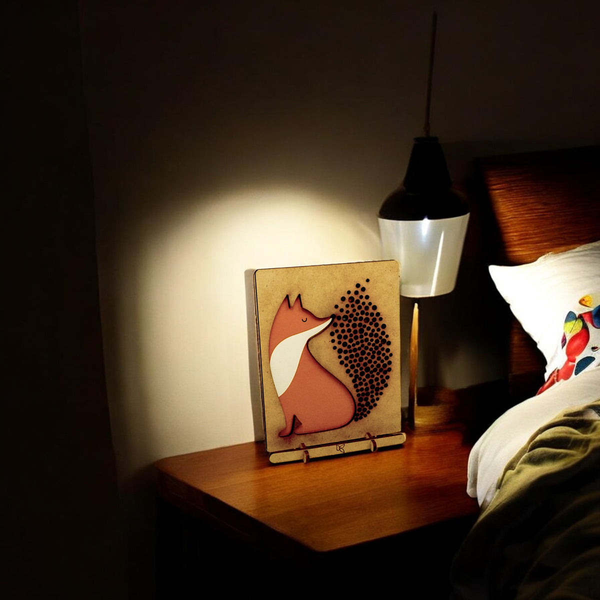 Pop-up kaart Little Fire Fox – ideaal geboortekaartje of cadeau voor kinderen