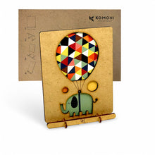 Afbeelding in Gallery-weergave laden, Olifant met Ballon Pop-up Kaart