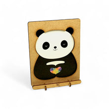 Afbeelding in Gallery-weergave laden, Panda Love Pop-up Art