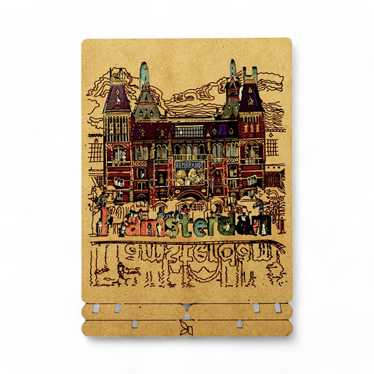 Rijksmuseum Amsterdam – Houten Pop-up Kaart