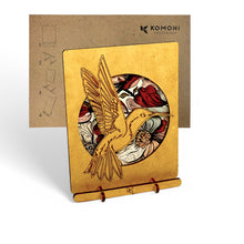 Load image into Gallery viewer, Kolibrie Bloem Pop-up Kaart