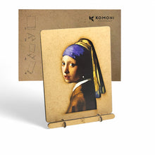 Afbeelding in Gallery-weergave laden, Meisje met de Parel Pop-up Kaart