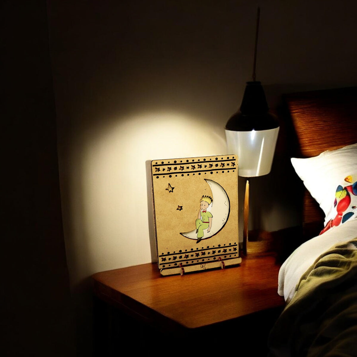 De Kleine Prins op de Maan – Pop-up Kaart