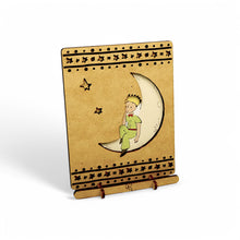 Afbeelding in Gallery-weergave laden, Le Petit Prince on the Moon Pop-up Art