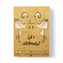 Afbeelding in Gallery-weergave laden, Let's Celebrate Flamingos Pop-up Art