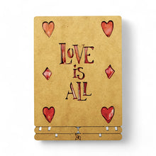 Load image into Gallery viewer, Decoratieve Love Is All pop-up kaart – blijvend kunstwerkje in huis