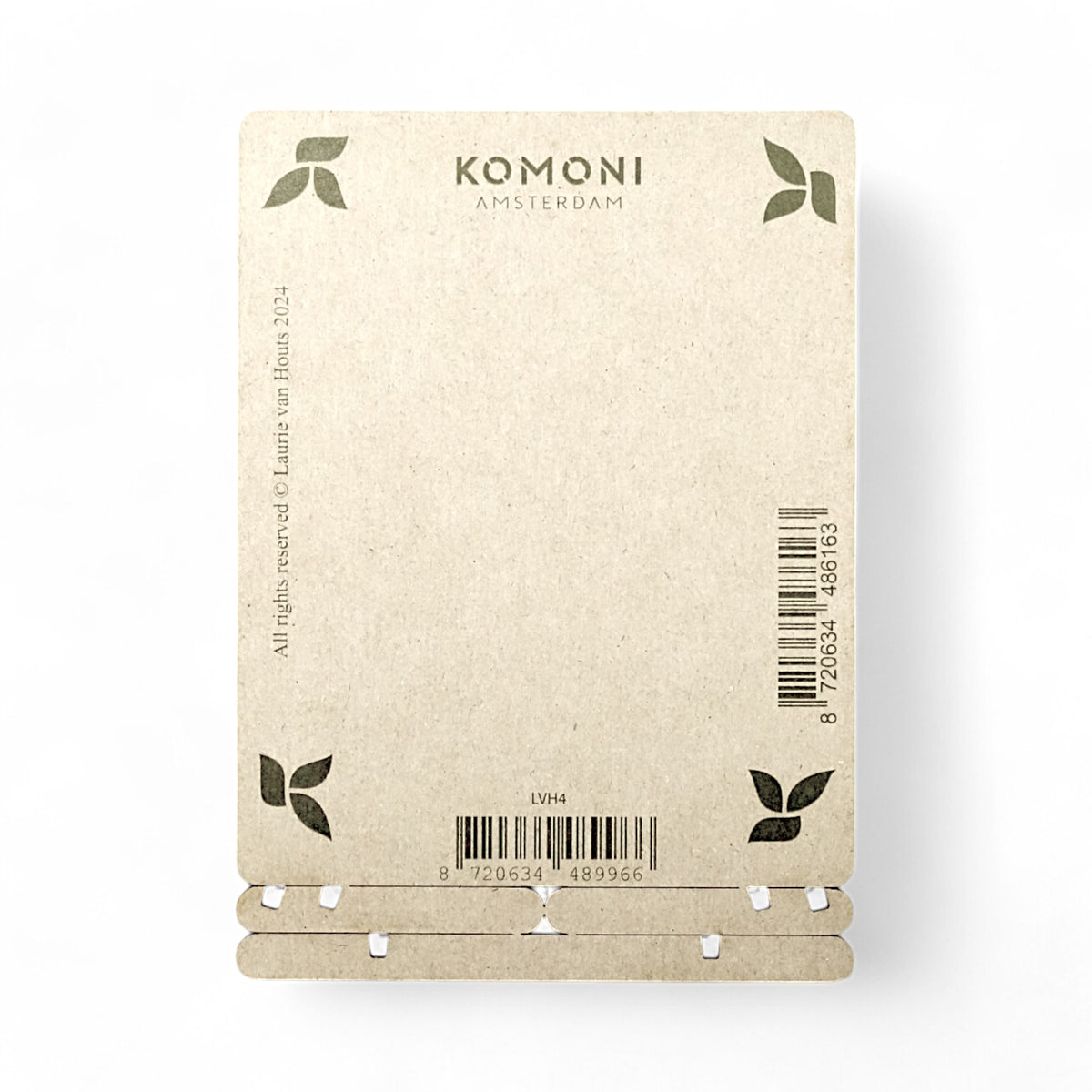 Zebra met Roze Ballon – Houten Pop-up Kaart