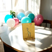 Afbeelding in Gallery-weergave laden, Welcome to the World Giraffe Pop-up Art