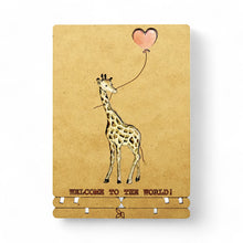 Afbeelding in Gallery-weergave laden, Welcome to the World Giraffe Pop-up Art
