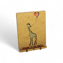 Afbeelding in Gallery-weergave laden, Welcome to the World Giraffe Pop-up Art