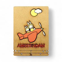 Afbeelding in Gallery-weergave laden, Miffy on a plane Amsterdam Pop-up Art