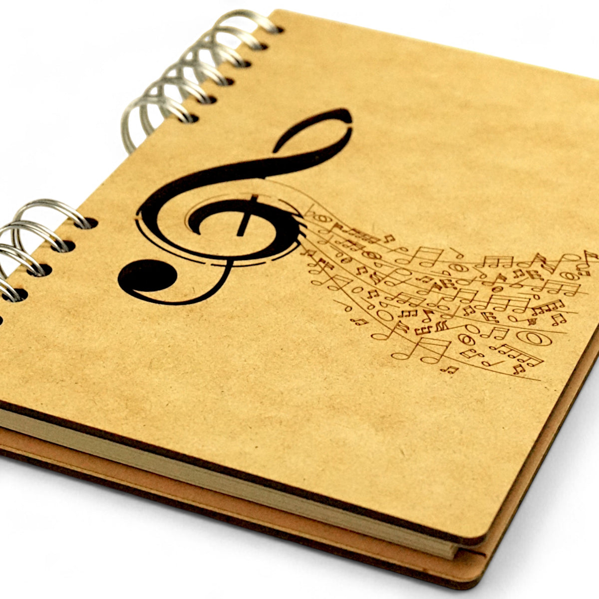 Let's Play Music – Houten Notitieboek