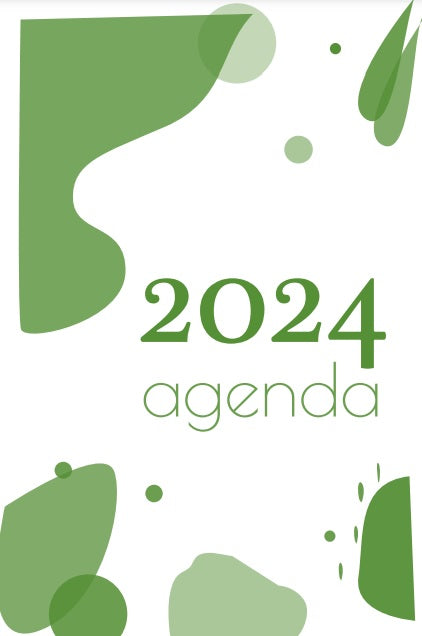 Sustainable 2024 agenda - recycled paper - Dream Big