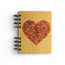 Afbeelding in Gallery-weergave laden, Rood Hart Notitieboek