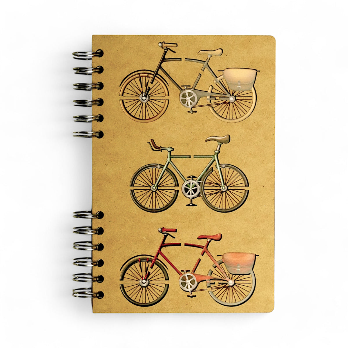 Vintage Bicycles – Wooden Notebook