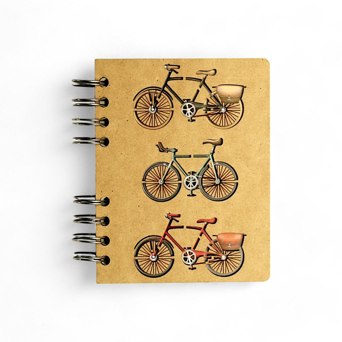 Vintage Bicycles – Wooden Notebook
