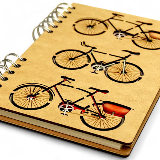 Vintage Fietsen – Houten Notitieboek