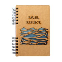 Load image into Gallery viewer, Sustainable journal - Recycled paper - Pause &amp; Reflect
