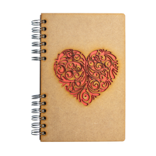 Load image into Gallery viewer, Sustainable journal - Recycled paper - Red Heart

