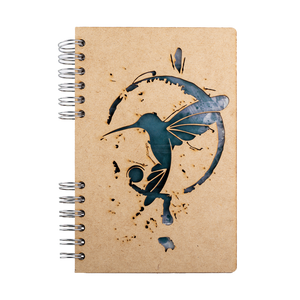 Sustainable journal - Recycled paper - Hummingbird