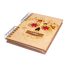 Load image into Gallery viewer, Sustainable journal - Recycled paper - Skull

