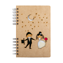 Load image into Gallery viewer, Sustainable wedding journal - Recycled paper - Wedding
