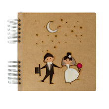 Load image into Gallery viewer, photo album scrapbook wedding love honeymoon hardcover spiral