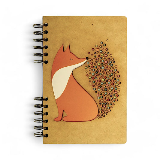 Kleine Vos – Houten Notitieboek