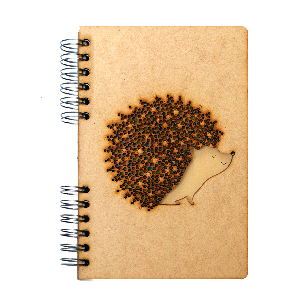 Sustainable 2024 agenda - recycled paper - Proud to be me (Hedgehog)