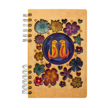 Load image into Gallery viewer, NEW! Sustainable journal - Recycled paper - Lovebirds
