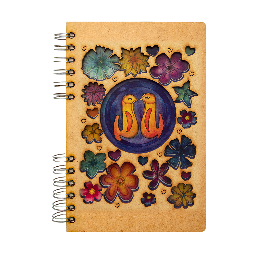 NEW! Sustainable 2023-2024 agenda - recycled paper - Lovebirds