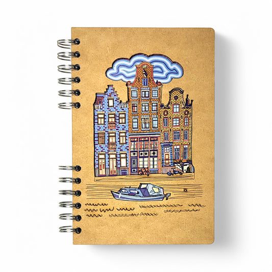 Amazing Amsterdam – Houten Notitieboek
