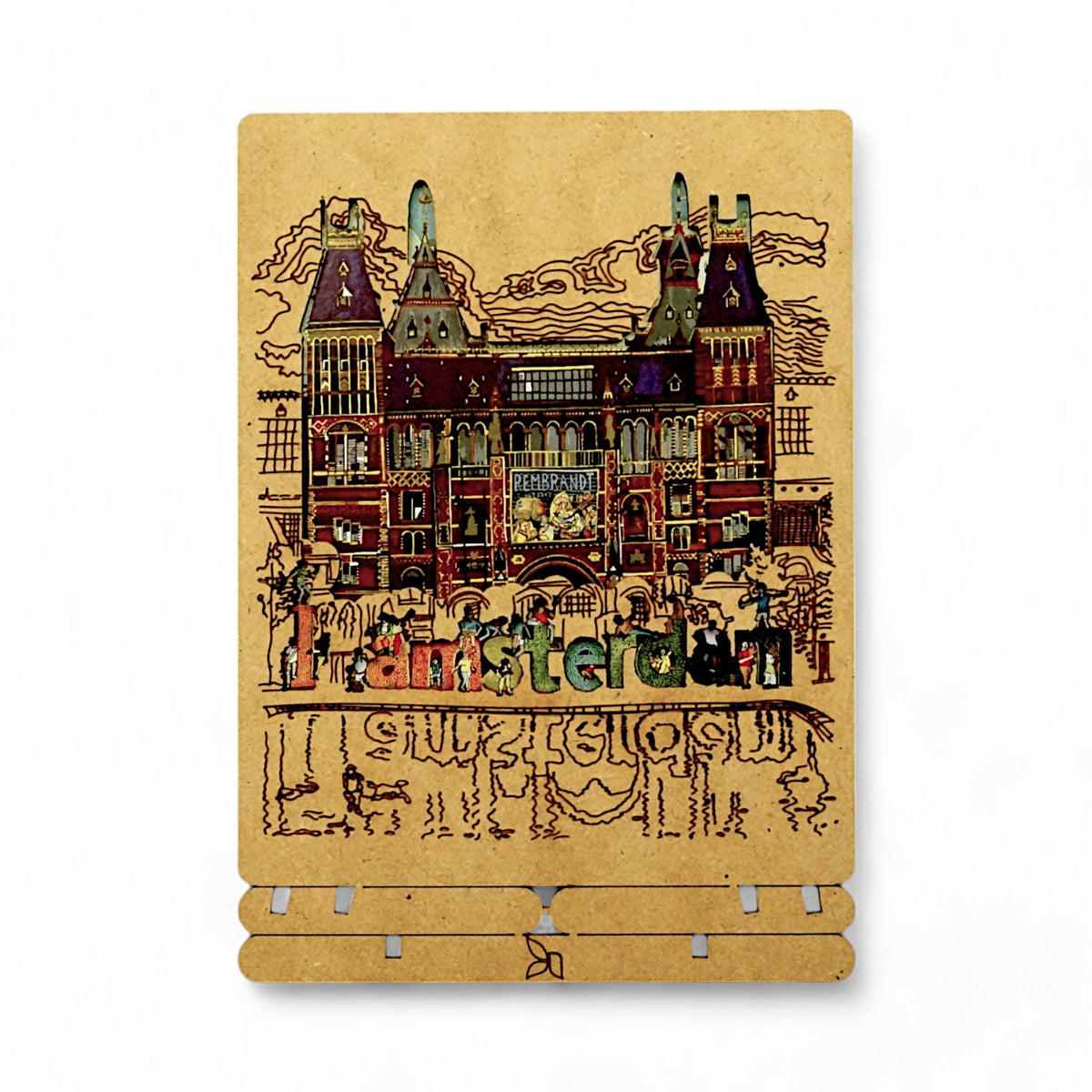 Rijksmuseum Amsterdam – Wooden Pop-up Card