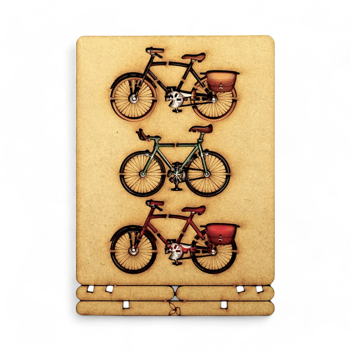 Vintage Bikes – Wooden Pop-up Bicycle Card