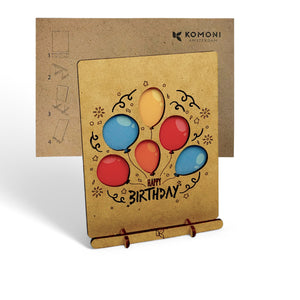 Verjaardagskaarten Cadeaubundel - altijd een kaart in huis (10x verjaardags pop-up kaart)