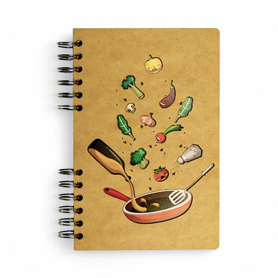 Ingrediënten Notitieboek – duurzaam receptenboek van gerecycled papier