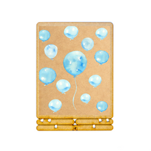 Load image into Gallery viewer, COMING SOON! Postcard - Piece of Art - Laurie van Houts - Blue balloons
