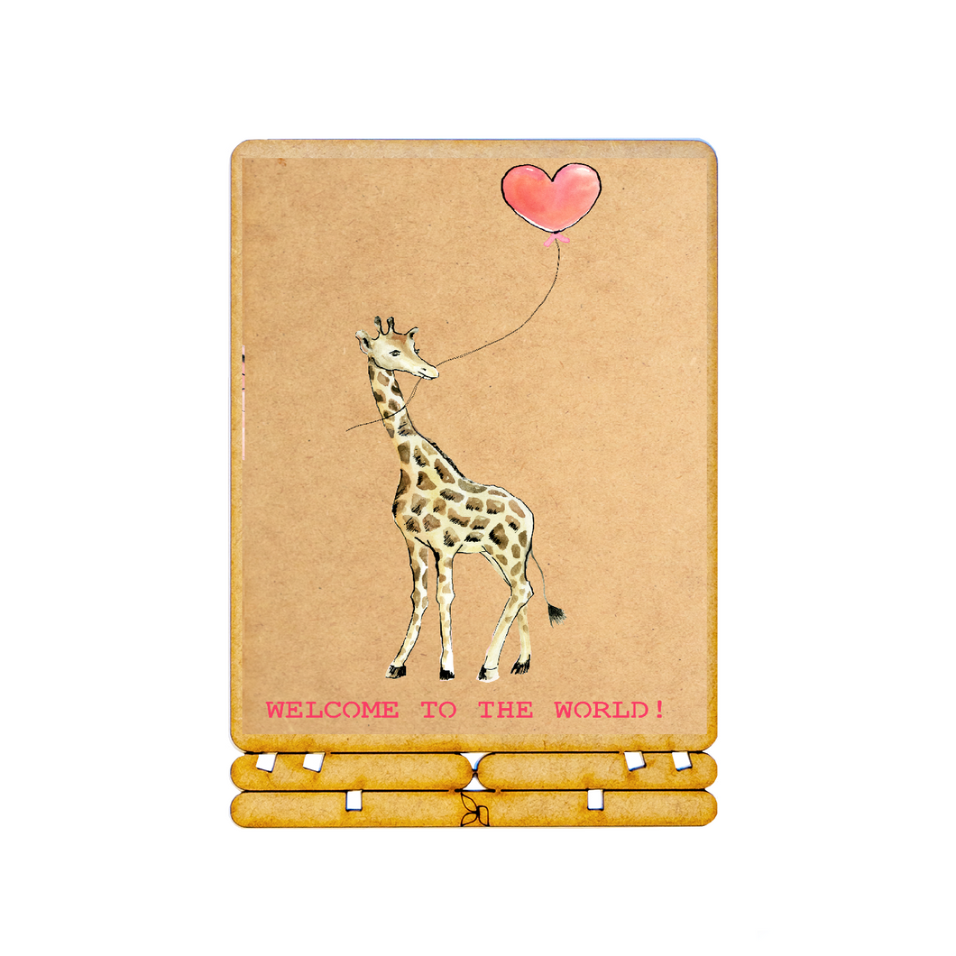 COMING SOON! Postcard - Piece of Art - Laurie van Houts - Giraffe