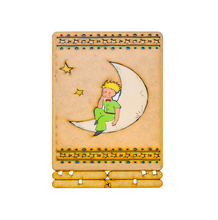 Load image into Gallery viewer, COMING SOON! Postcard - Piece of Art - Le Petit Prince on the Moon
