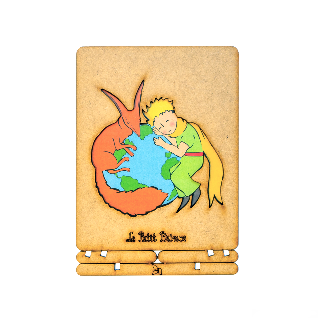 Postcard - Piece of Art - Le Petit Prince World