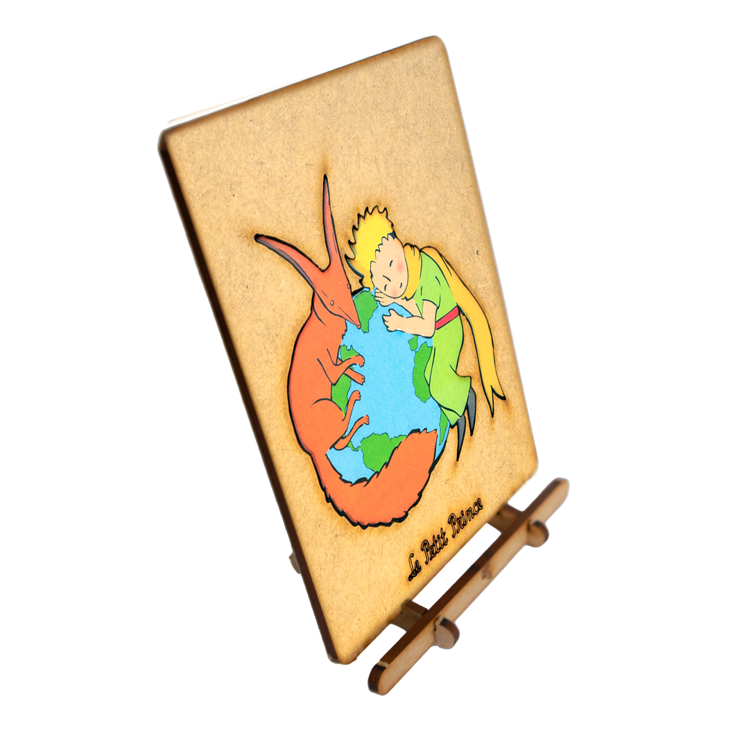 Postcard - Piece of Art - Le Petit Prince World