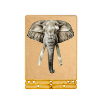 Load image into Gallery viewer, COMING SOON! Postcard - Piece of Art - Malou Kalay - Elephant
