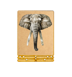 COMING SOON! Postcard - Piece of Art - Malou Kalay - Elephant