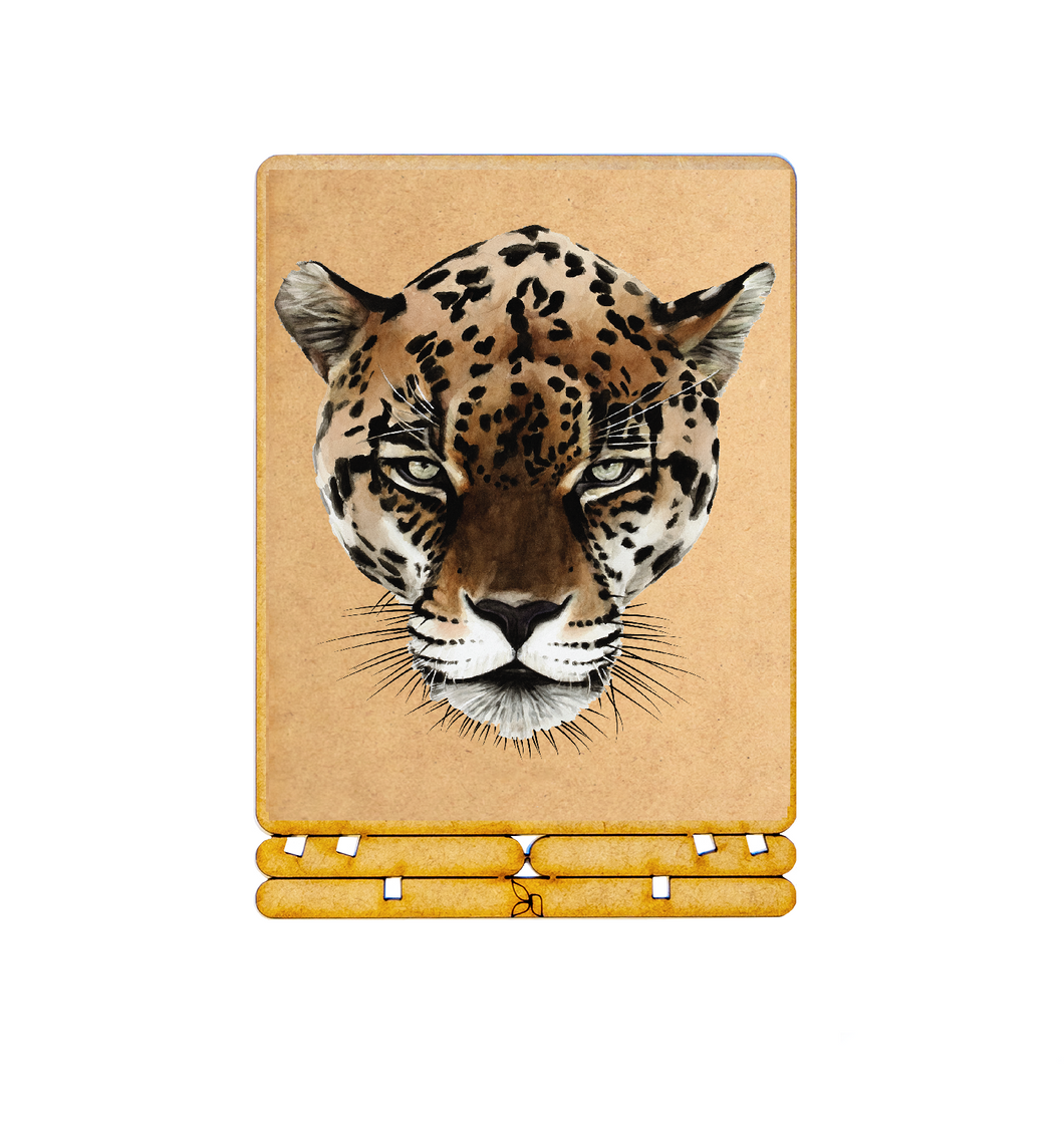 COMING SOON! Postcard - Piece of Art - Malou Kalay - Leopard