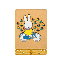 Load image into Gallery viewer, COMING SOON! Postcard - Piece of Art - Miffy by bike
