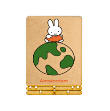 Load image into Gallery viewer, COMING SOON! Postcard - Piece of Art - Miffy on the globe Amsterdam
