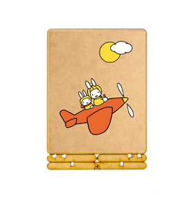 COMING SOON! Postcard - Piece of Art - Miffy in a Plane