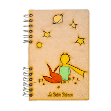 Load image into Gallery viewer, Sustainable journal - Recycled paper - Le Petit Prince stars
