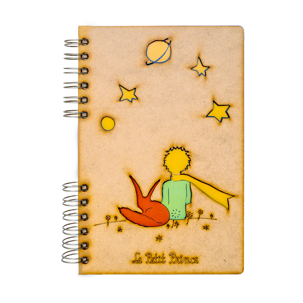 Sustainable journal - Recycled paper - Le Petit Prince stars