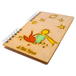 Sustainable journal - Recycled paper - Le Petit Prince stars